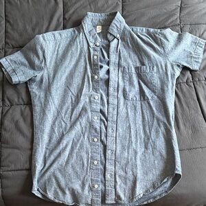 American Apparel Chambray Short Sleeve Button Down